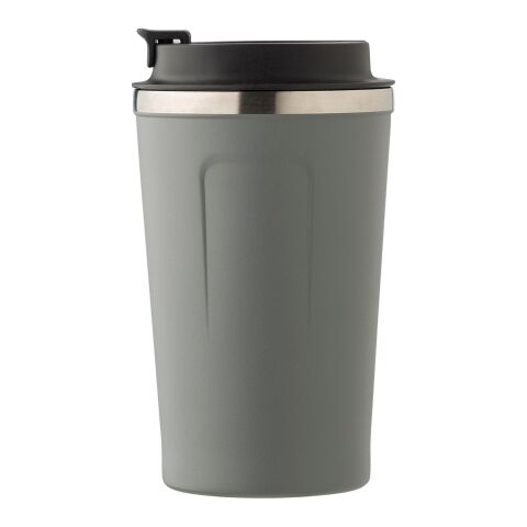 Doppelwandiger Becher aus Edelstahl Grau