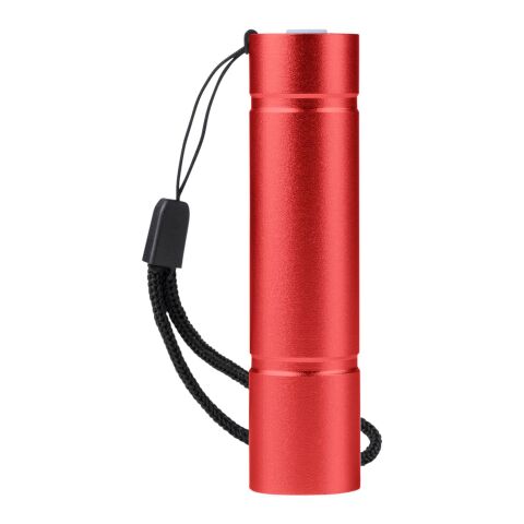 Taschenlampe aus recyceltem Aluminium COB Sami Rot