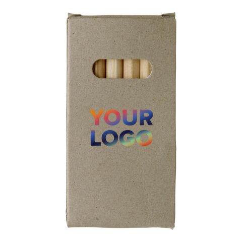 Buntstifte-Set &#039;Benjamin&#039; 6-tlg. Grau | ohne Werbeanbringung | Nicht verfügbar | Nicht verfügbar