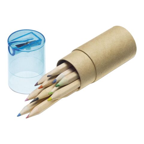 Buntstifte-Set &#039;Toddy&#039; 12-tlg. Hellblau | ohne Werbeanbringung | Nicht verfügbar | Nicht verfügbar