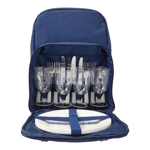Picknick-Rucksack &#039;Bluefield&#039; aus Polyester Blau | ohne Werbeanbringung | Nicht verfügbar | Nicht verfügbar