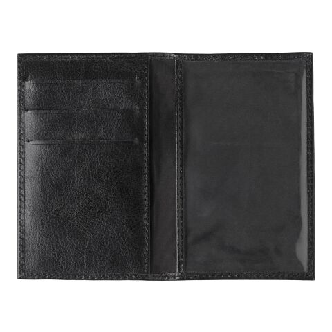 Kreditkartenbörse ‘Toronto’ aus Spaltleder Schwarz | ohne Werbeanbringung | Nicht verfügbar | Nicht verfügbar