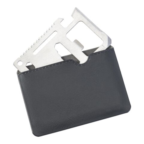 Multifunktionswerkzeug &#039;Survive&#039; im Kreditkarten-Format Schwarz | ohne Werbeanbringung | Nicht verfügbar | Nicht verfügbar