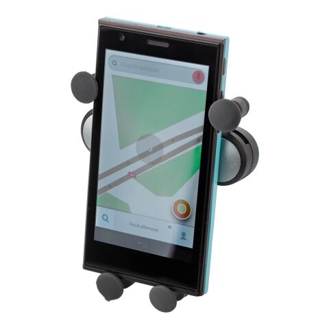 Handyhalterung 'Brad' aus Kunststoff Silber | ohne Werbeanbringung | Nicht verfügbar | Nicht verfügbar