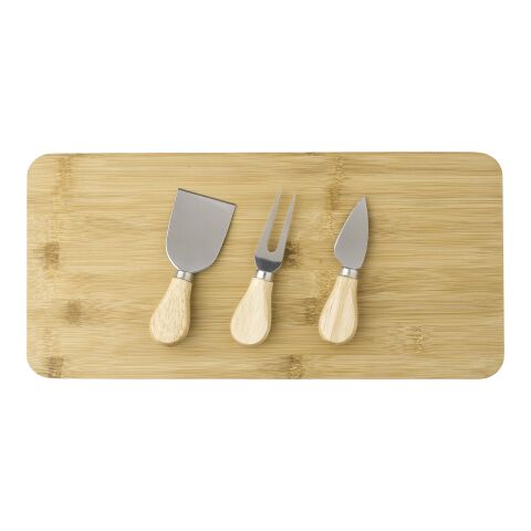 Käsebrett aus Bambus dreiteilig Braun | ohne Werbeanbringung | Nicht verfügbar | Nicht verfügbar