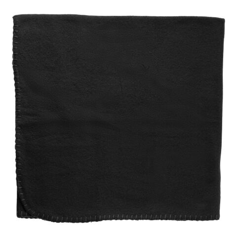 Plüschbär mit Fleecedecke Owen Schwarz | ohne Werbeanbringung | Nicht verfügbar | Nicht verfügbar