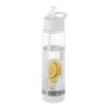 Tutti frutti Trinkflasche mit Fruchtsieb Standard | transparent-weiss | ohne Werbeanbringung | Nicht verfügbar | Nicht verfügbar