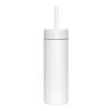 MiiR Sipper 473 ml Trinkflasche mit Trinkhalm weiss