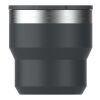 Stanley Stay Hot 295 ml Edelstahl isolierter, stapelbarer Camp Becher schwarz