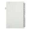 Liss A5 Hardcover Spiralnotizbuch aus recyceltem Kunststoff weiß