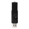 Rotate Metallic 4 GB USB-Stick Priority | schwarz | Gravur | Rückseite | 23 mm x 12 mm | Nicht verfügbar