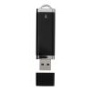 Flat 4 GB USB-Stick Priority | schwarz | 1-farbiger Tampondruck | Vorderseite | 31 mm x 10 mm | Nicht verfügbar