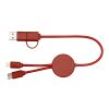 Citala 30 cm 5-in-1 Kabel aus recyceltem Kunststoff für Datenübertragung und 27W Schnellladung Standard | Brick | ohne Werbeanbringung | Nicht verfügbar | Nicht verfügbar