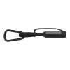 Algieba 65 W 3-in-1-Ladekabel aus recyceltem Aluminium mit Karabinerhaken schwarz