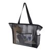 Mesh 23 L Tragetasche aus GRS Recyclingmaterial schwarz