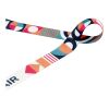 Leia Sublimation RPET-Lanyard mit 2 Metallhaken weiss | 10mm | Sublimation | überall, Rücken | 25 mm x 900 mm