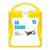 MyKit Flugzeug Reiseset transparent gelb | Nicht verfügbar | ohne Werbeanbringung | Nicht verfügbar | Nicht verfügbar