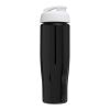 H2O Tempo® 700 ml Sportflasche mit Klappdeckel schwarz-weiss | ohne Werbeanbringung | Nicht verfügbar | Nicht verfügbar