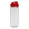 H2O Base® 650 ml Sportflasche mit Klappdeckel weiss-rot | ohne Werbeanbringung | Nicht verfügbar | Nicht verfügbar