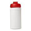 Baseline® Plus 500 ml Sportflasche mit Klappdeckel transparent-rot | ohne Werbeanbringung | Nicht verfügbar | Nicht verfügbar