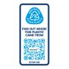 H2O Eco 650 ml Sportflasche mit Ausgussdeckel kohle-weiss | ohne Werbeanbringung | Nicht verfügbar | Nicht verfügbar