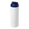 Baseline Rise 750 ml Sportflasche mit Klappdeckel weiss-blau | ohne Werbeanbringung | Nicht verfügbar | Nicht verfügbar