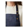 VINGA Tome Schürze aus GRS recyceltem Canvas navy blau