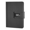 SCX.design O16 A5 Notizbuch mit Powerbank und Leuchtlogo Standard | schwarz | ohne Werbeanbringung | Nicht verfügbar | Nicht verfügbar