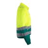 VL NEPTUNE LARGE. Zweifarbige Twill-Jacke (210g/m²) aus Polyester (80%) und Baumwolle (20%) Grün | ohne Werbeanbringung | Nicht verfügbar | Nicht verfügbar | Nicht verfügbar