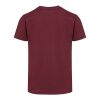 Balfour Kurzärmeliges T-Shirt aus 200 g/m² Bio Baumwolle (OCS), unisex Tiefes Burgunderrot | M