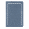 COFFEEPAD SEMI-RIGID. Notizbuch A5 mit semi-flexiblem Cover aus Kaffeeschalenverwertung (65%) Blau | ohne Werbeanbringung | Nicht verfügbar | Nicht verfügbar | Nicht verfügbar