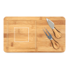 WOODS. Käsebrett aus Bambus mit 2 Utensilien aus Edelstahl Natur | ohne Werbeanbringung | Nicht verfügbar | Nicht verfügbar | Nicht verfügbar