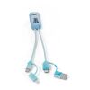 BERNERS. Superschnelles 6-in-1-USB-Kabel aus recyceltem PET (100% rPET) Gemischt | ohne Werbeanbringung | Nicht verfügbar | Nicht verfügbar | Nicht verfügbar