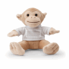 MONKY. Plüschtier in Form eines Affen mit T-Shirt Hellbraun | ohne Werbeanbringung | Nicht verfügbar | Nicht verfügbar | Nicht verfügbar
