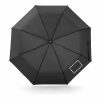 AIDEN. Regenschirm 21", aus recyceltem Polyester (100% rPET) Pongee 190T, in 3 Teile faltbar schwarz | ohne Werbeanbringung | Nicht verfügbar | Nicht verfügbar | Nicht verfügbar