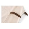 HOLM. Schürze aus 100% Canvas-Baumwolle (320 g/m²) mit Metalldetails Naturhell | ohne Werbeanbringung | Nicht verfügbar | Nicht verfügbar | Nicht verfügbar