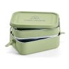 Tintoretto Lunchbox recy.Edelstahl, 1240 ml. Mit seitliche Verschlussklammern Mattgrün | ohne Werbeanbringung | Nicht verfügbar | Nicht verfügbar | Nicht verfügbar