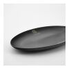 Miro Keramik-Servierplatte. Mattes Finish. Hergestellt in Portugal Schwarz