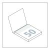 Haftnotizblock Cover Karton Format mittel Karton-Umschlag ohne Werbeanbringung | ohne Werbeanbringung | ohne Werbeanbringung | 72 × 72&nbsp;mm / individuell | matt