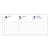 Tisch-Querkalender Master Monatsregister 1 Woche = 2 Seiten 8–21 Uhr 310 × 135 mm | ohne Werbeanbringung | Nicht verfügbar | Nicht verfügbar | Papier-Hardcover matt
