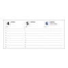 Tisch-Querkalender Master 1 Woche = 2 Seiten 8–21 Uhr 310 × 135 mm | ohne Werbeanbringung | Nicht verfügbar | Nicht verfügbar | Papier-Hardcover matt