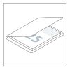 Haftnotizblock Multi-Card Format klein Umschlag mikroperforiert 72 × 50 mm | Nicht verfügbar | ohne Werbeanbringung | ohne Werbeanbringung | weiß | matt