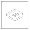 Haftnotizblock Plus Round Ecken abgerundet 4C-Quality