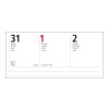 Wochenkalender Prestige A5 Kunstleder-Hardcover robust marineblau | Goldprägung inkl.