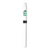 BIC® Mark-it Permanent Marker weiß-schwarz | 1-farbiger Siebdruck | Kappe-gegenüber vom Clip | 15.00 mm x 25.00 mm