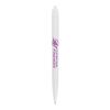 BIC® Basic Kugelschreiber weiß | 1-farbiger Siebdruck | Schaft-Clipverlängerung | 24.00 mm x 40.00 mm
