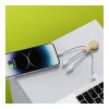 Xoopar Mr. Bio Bamboo Charging Cable Natur | ohne Werbeanbringung | Nicht verfügbar | Nicht verfügbar | Nicht verfügbar