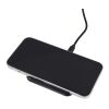 2259 | Xoopar Iné Wireless Fast Charger - Recycled Leather 15W Schwarz | ohne Werbeanbringung | Nicht verfügbar | Nicht verfügbar | Nicht verfügbar