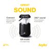 Aqiila Soundbird B10 Bluetooth-Lautsprecher mit Beleuchtung und Powerbank Schwarz