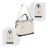 InSideOut Reuuz Canvas Reisetasche 32 x 60 x 20 cm Beige-Schwarz